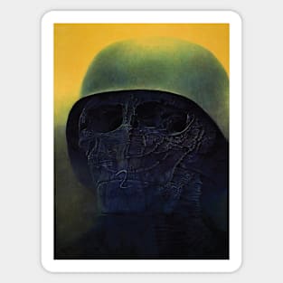 zdzisław beksiński Sticker